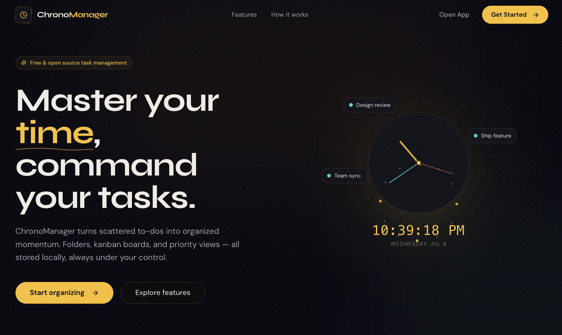 chronomanager — screenshot 1