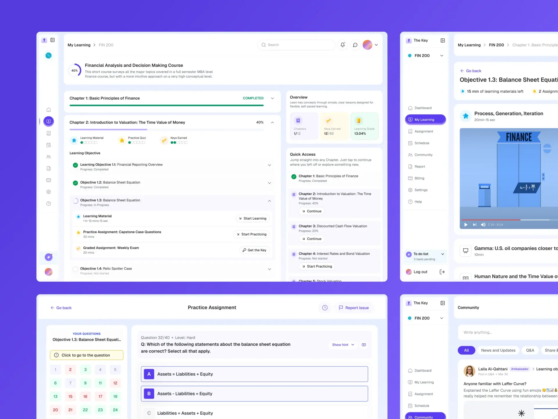 The Key — assignment workflow